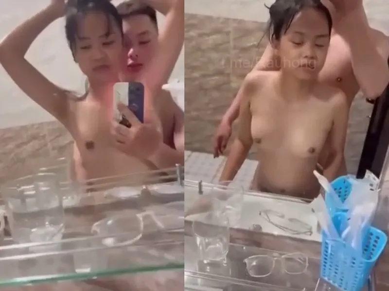 Nhỏ nhắn em cùng any xxx trước gương quay kỉ niệm